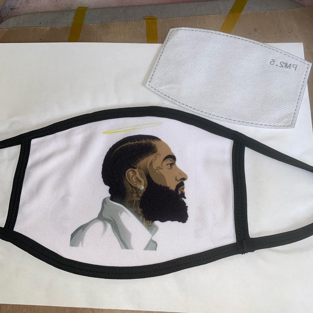 Nipsey face mask